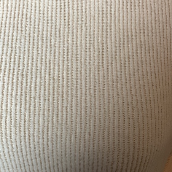 We the free free people cowl neck top cream fall neutral basic so soft! Large - Picture 2 of 5